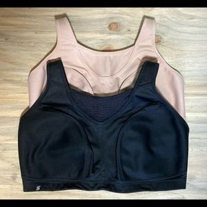 Lot of 2 LN 40F Glamorise Camisole Sports Bras
